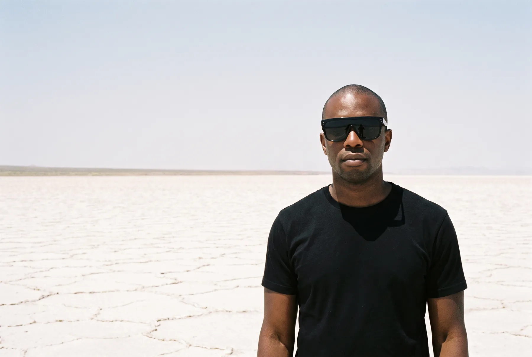 Vanta worn on the Mojave salt flat at noon